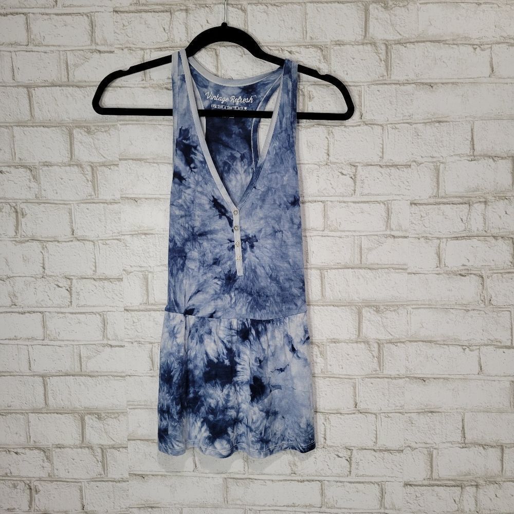 Vintage Refresh hand dyed tank
